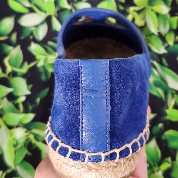 🎉HP💕TORY BURCH Sidney Espadrilles Jelly Blue - Picture 6 of 8